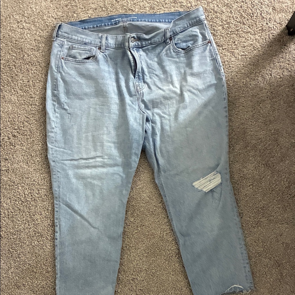 Old Navy Light Blue Boyfriend Jeans